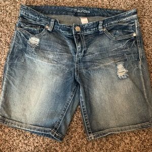 Maurices Distressed Jean Shorts